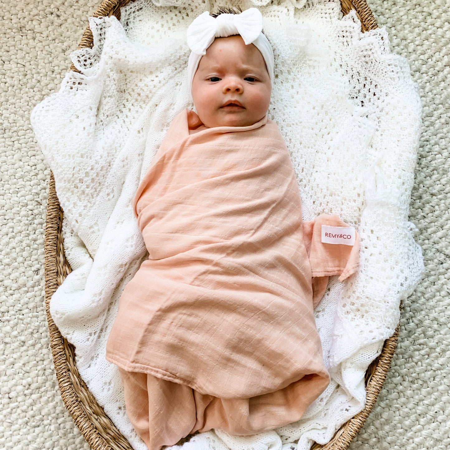 Muslin Wrap Blush