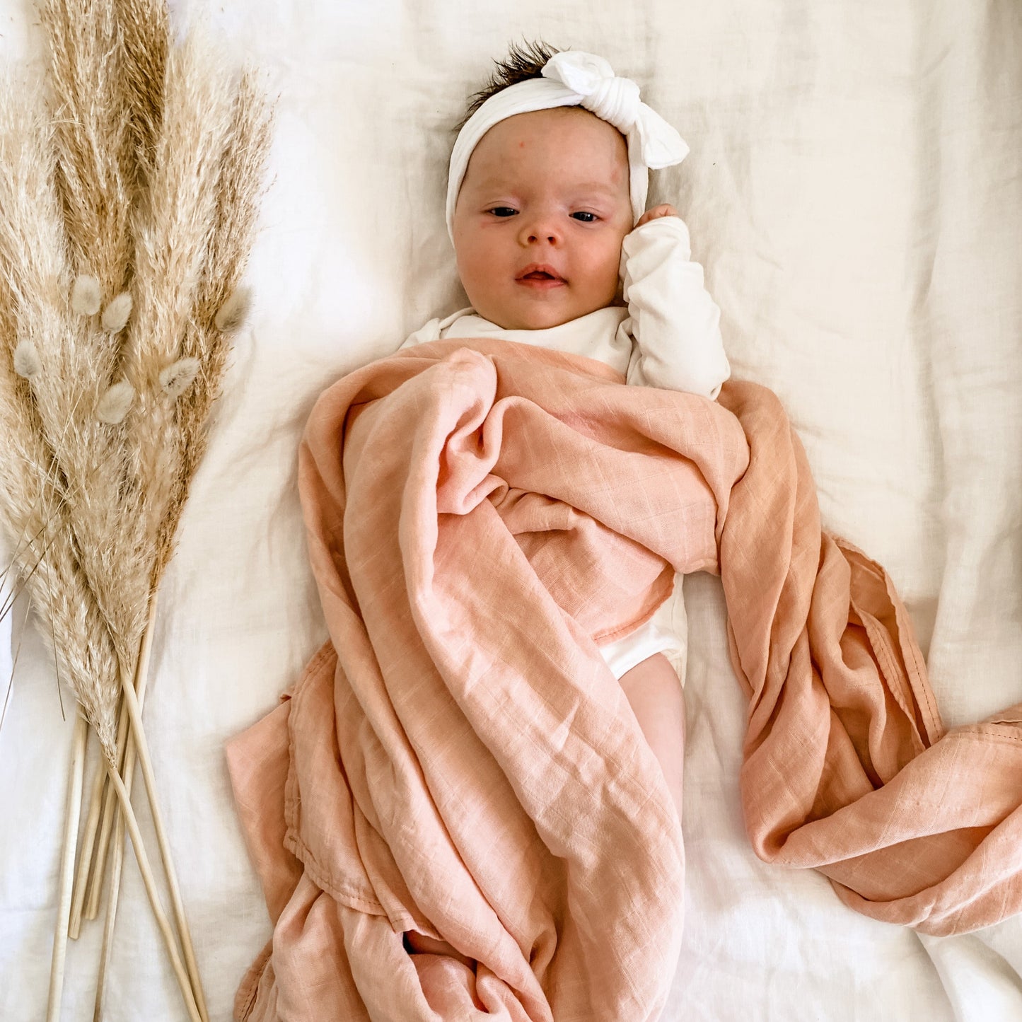 Muslin Wrap Blush