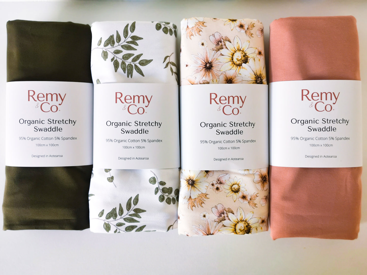 Organic Stretchy Swaddle - Eucalyptus