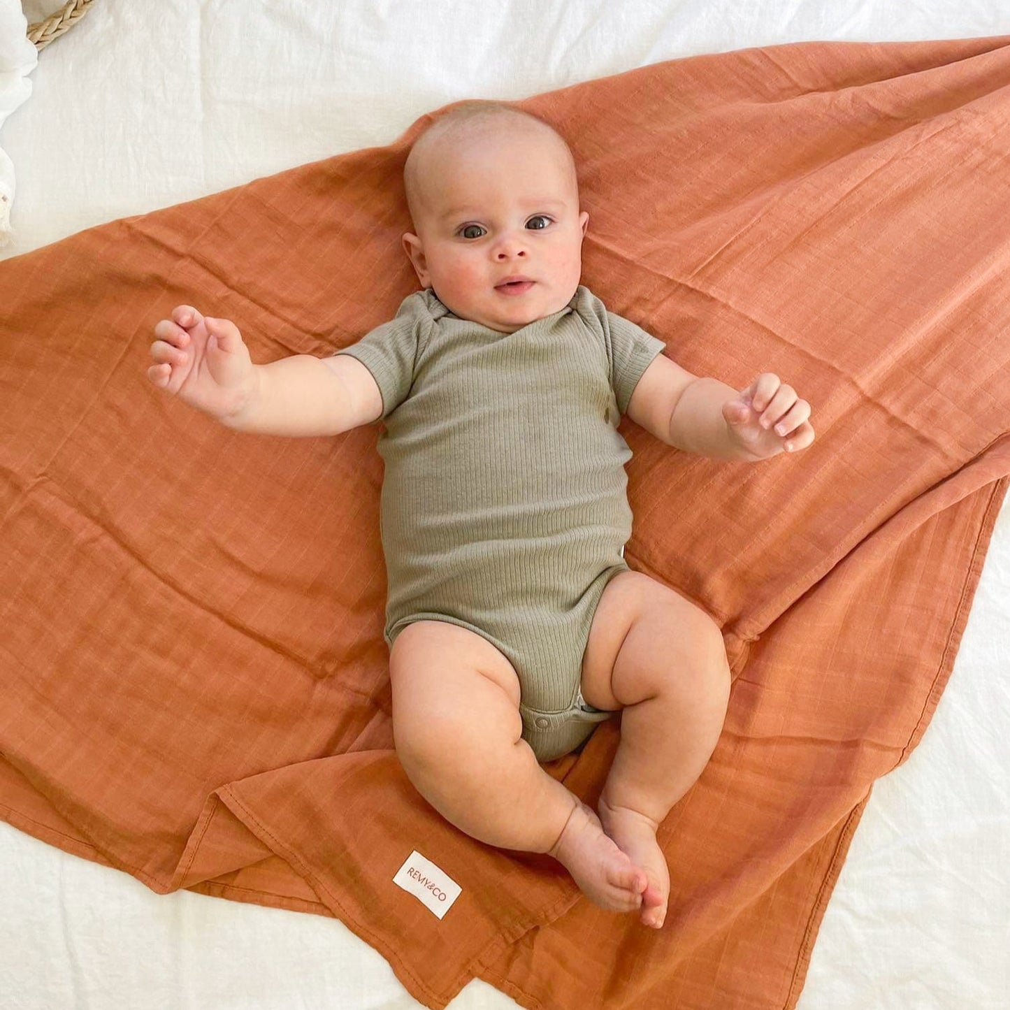 Muslin Wrap Terracotta