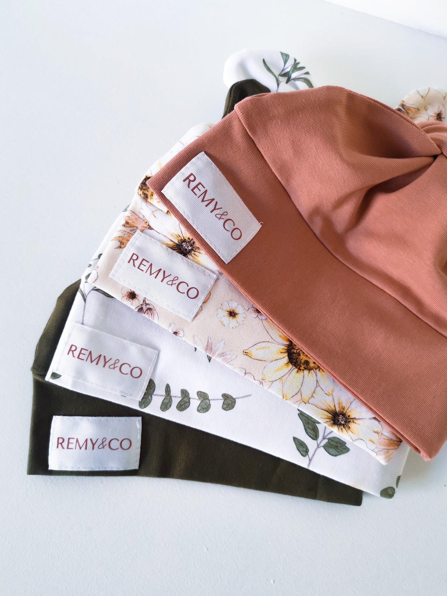 Organic Beanie - Chloe Floral