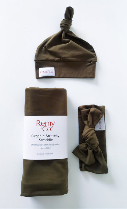 Topknot Headband - Olive