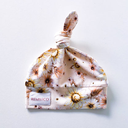 Organic Beanie - Chloe Floral